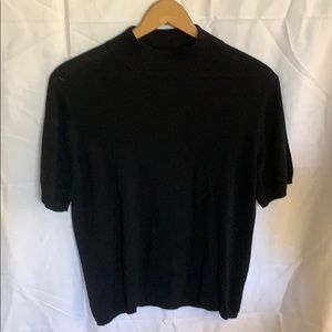 August Silk black knit
